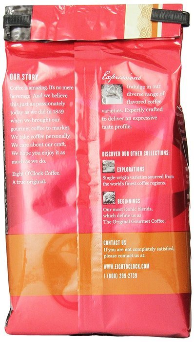 Eight O'Clock Hazelnut Ground Coffee, 11-Ounce Bags (Pack of 6) N5