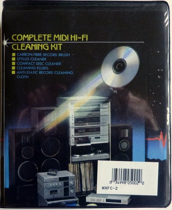 Pfanstiehl Complete MIDI Hi-Fi Vinyl Record & Compact Disc Cleaning Kit: MHFC-2
