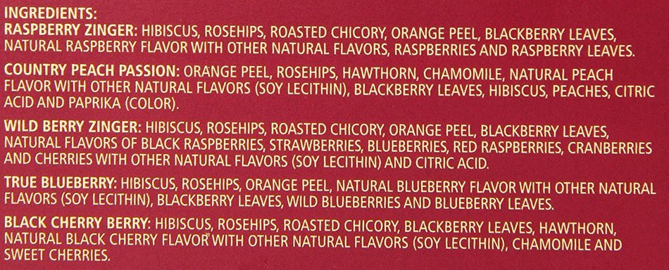 Celestial Seasonings Fruit Tea Sampler Tea Bags - 18 ct N4