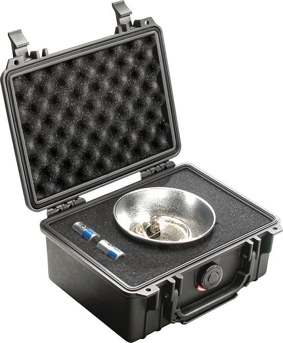 Equipment Case with Foam: 7.5" x 9.13" x 4.38" Color: Orange N6