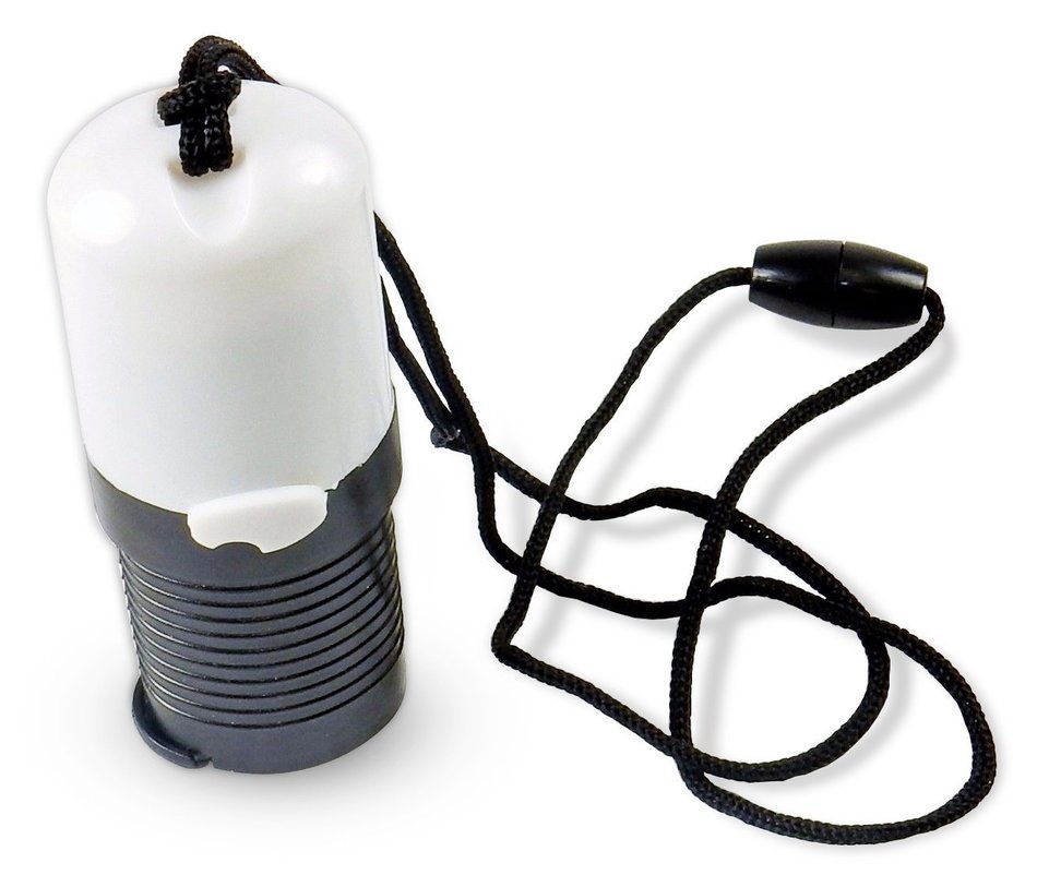 Personal Pocket Model Fan with Cap & Neck Cord, Battery Operated, Kid-Safe.