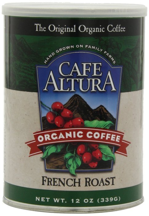 Cafe Altura Ground Organic Coffee, Regular Roast, 12 Ounce (Pack of 3) N16