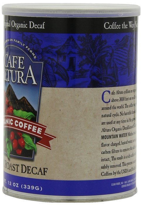 Cafe Altura Ground Organic Coffee, Regular Roast, 12 Ounce (Pack of 3) N20