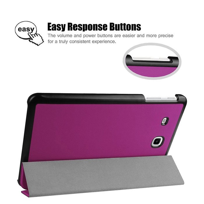 For Samsung Galaxy Tab E 9.6" Case - e-PlanetPro Magnetic closure Luxury QUALITY PU LEATHER Hard Shell PROTECTIVE... N7