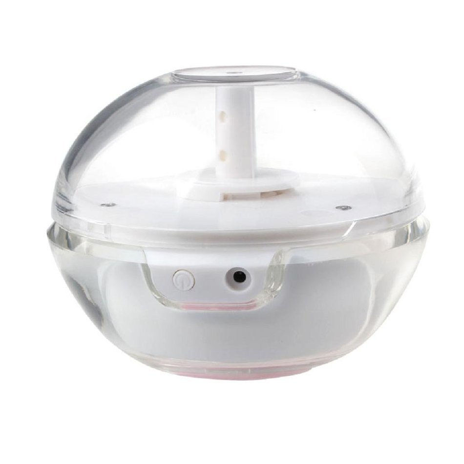 Leewa 80ml Crystal USB Humidifier Steam Mist Diffuser with LED Nightlight - 35ml/h Spray fro Bedroom, Children's... N3