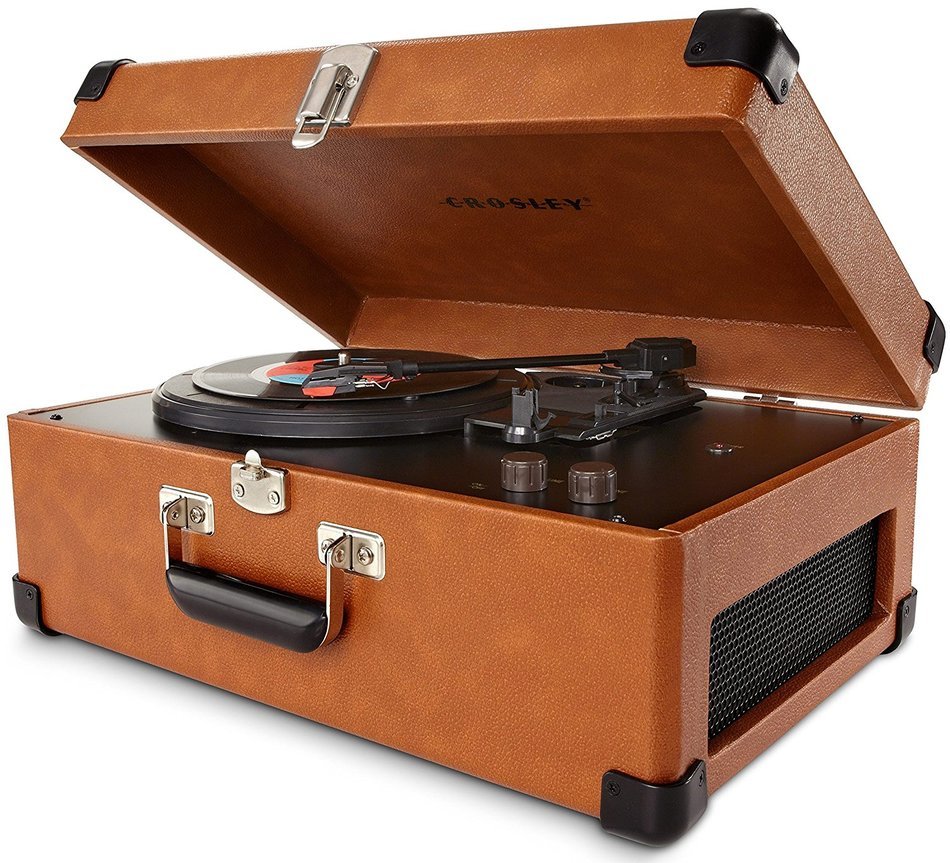 Crosley CR6249A-TA Keepsake Portable USB Turntable with Software for Ripping & Editing Audio, Tan N3