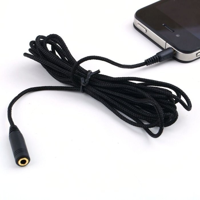 New 3M 3.5mm Female to Male F/M Headphone Stereo Audio Extension Cable Cord MP3