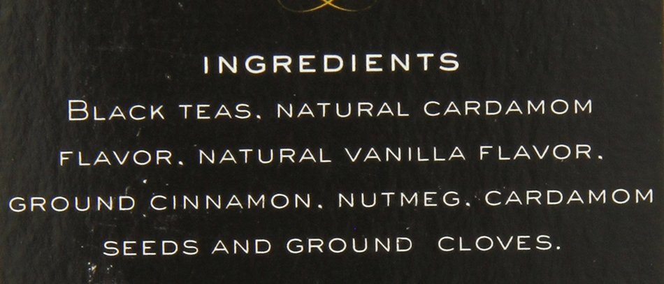 Harney & Sons Black Tea, Chai, 20 Tea Bags N3