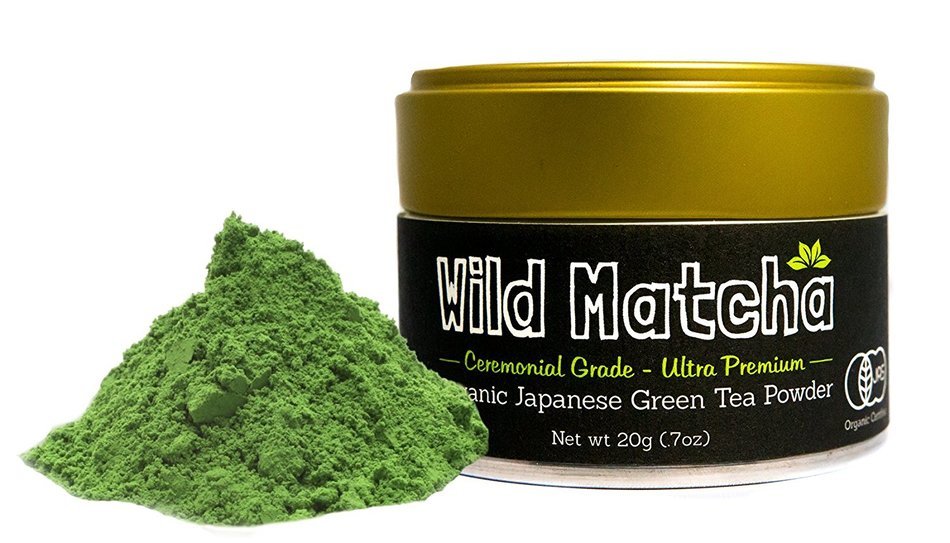 Organic Matcha Green Tea From Japan, Wild Matcha, Ceremonial Grade, JAS Organic (40 gram - 2nd Harvest Premium) N3