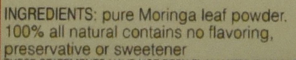 Moringa Tea - 100% Unblended (Hi-Potency) Kosher Certified African Grown 30 count