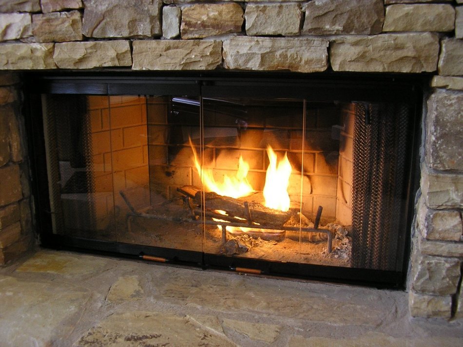 Heatilator Fireplace Doors - Black 42" Series Glass Doors - DM1042 N2