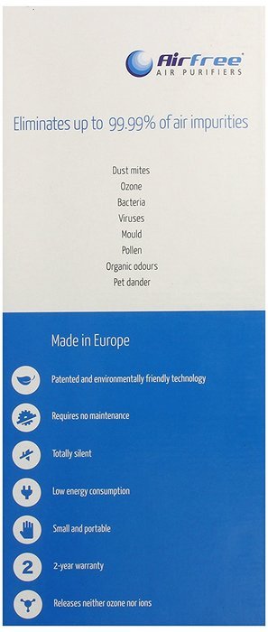 AirFree Home Desk Room Air Sanitizer Purifier N2