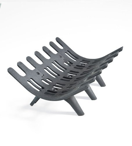 Large Cast Iron Deep-Bed Fireplace Grate