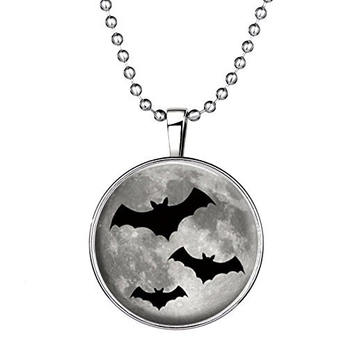 Steampunk Glow in the Dark BAT Xmas Necklace Pendant Fashion Jewelry Party New