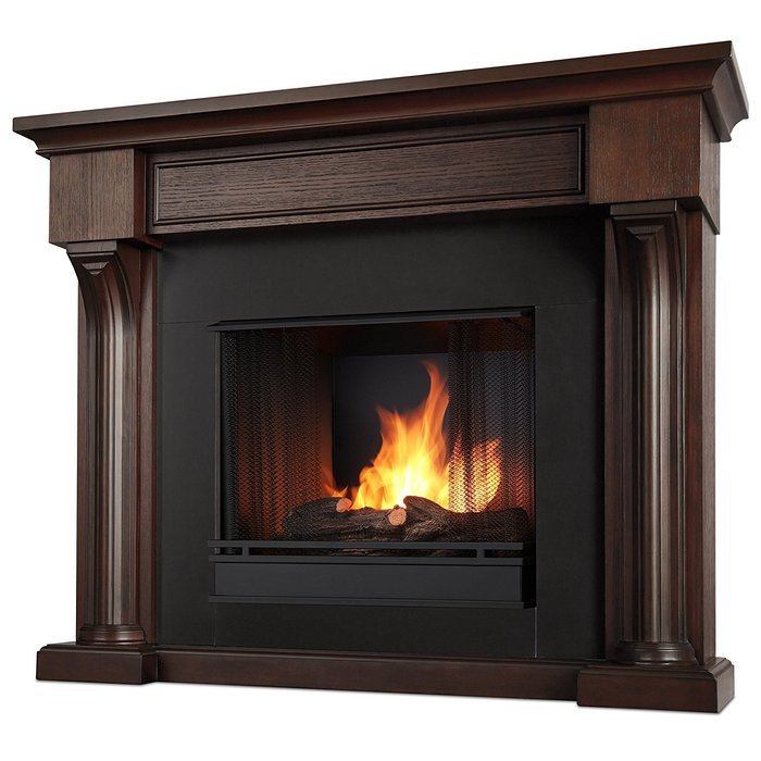 Real Flame Verona Ventless Gel Fireplace White N12