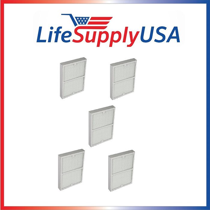 5 Pack HEPA Replacement Filter for Idylis IAF-H-100A IAP-10-100, IAP-10-150