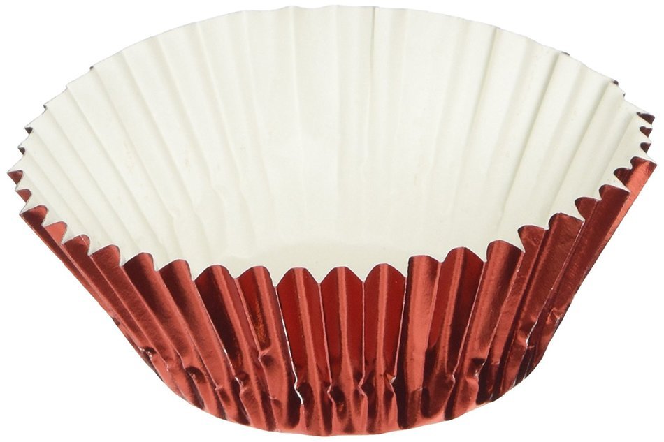 Fox Run Red Foil Standard Bake Cups, 32 Cups