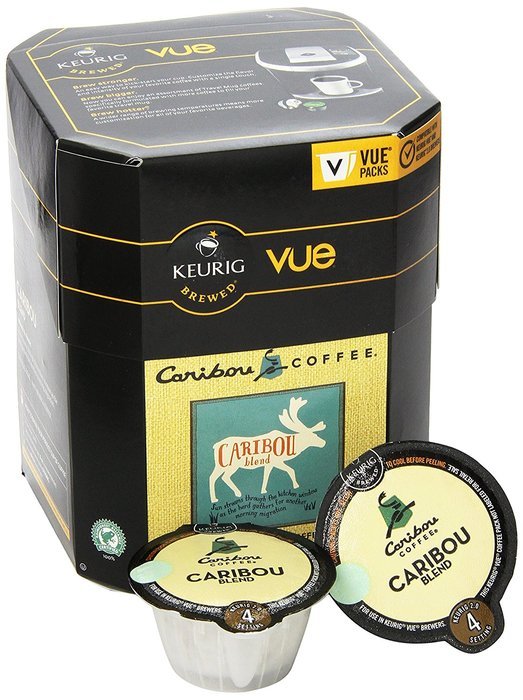 32 Count - Caribou Blend Vue Cup Coffee For Keurig Vue Brewers N7