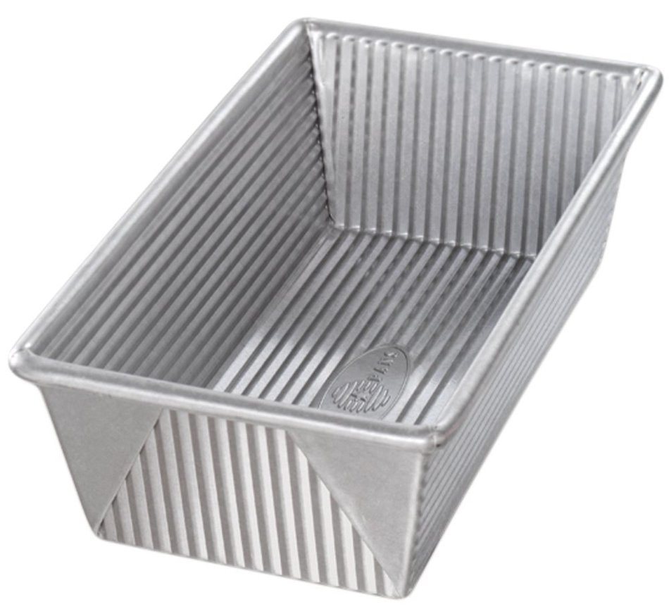 USA Pan Bakeware Aluminized Steel 1 1/4 Pound Loaf Pan N2