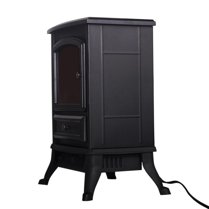 Bestmart INC Free Standing 1500W Portable Electric Fireplace Firebox Stove with Heater N9