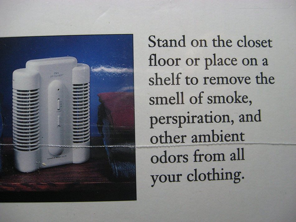 Sharper Image Ionic Closet Dry Cleaner SI630