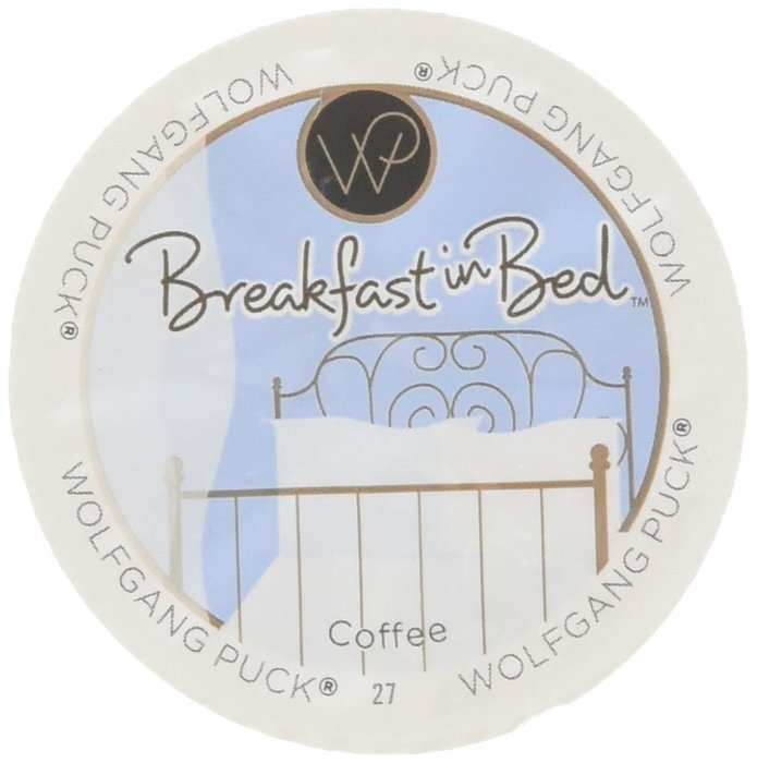 Wolfgang Puck Breakfast In Bed Coffee Single Serve Cups for Keurig, 24 Count N8
