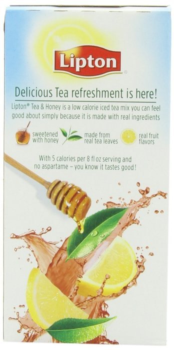 Lipton To Go Stix Iced Green Tea Mix, Tea and Honey, Blackberry Pomegranate, 10Count (Pack of 12) N32