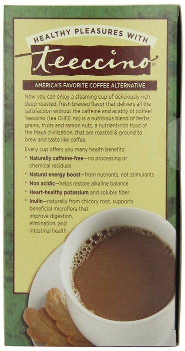 Teeccino Herbal Coffee, French Roast, Caffeine-Free, 25-Count Tea Bag N17