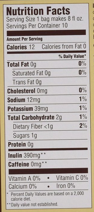 Teeccino Herbal Coffee, French Roast, Caffeine-Free, 25-Count Tea Bag N20