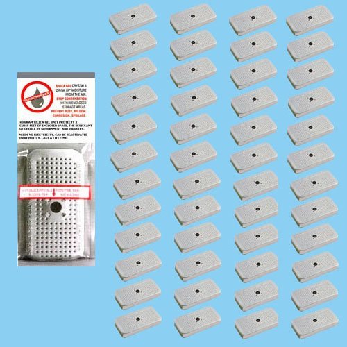 48 - Silica Gel - Hydrosorbent 40 Gram Canisters Desiccant Dehumidifying Drying Unit