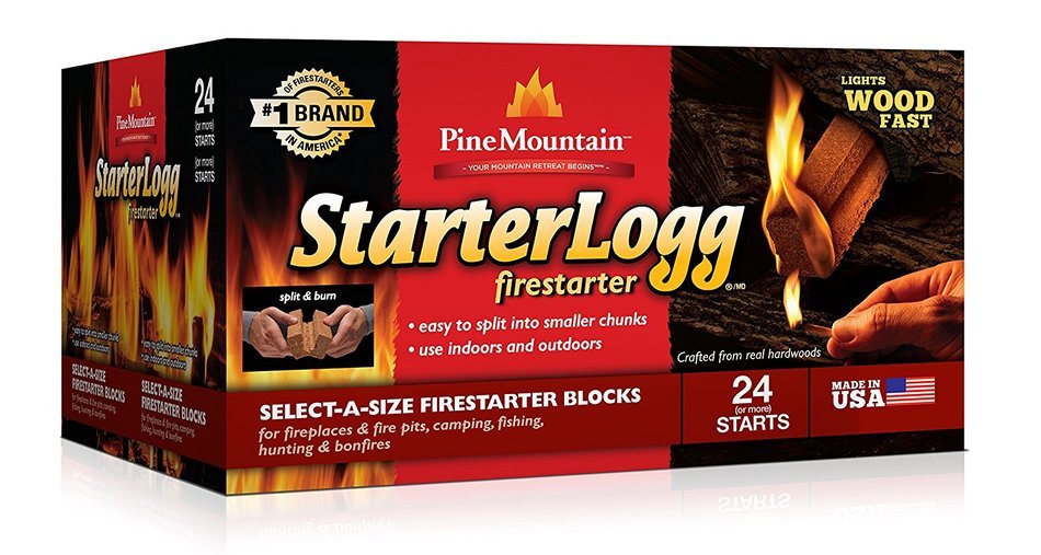 Pine Mountain Firestarters StarterLogg Firestarting Blocks, 4 Count (Pack of 6) N3
