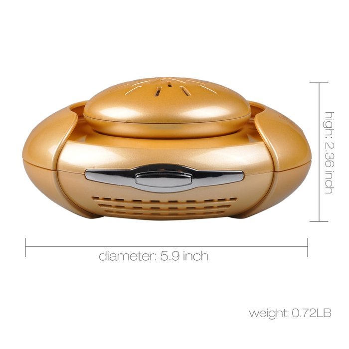 Car Air Purifier, Byter Car Air Freshener HEPA, Smoke Odor Eliminator and Car Interior Ionizer Remove Dust,Methanal... N12