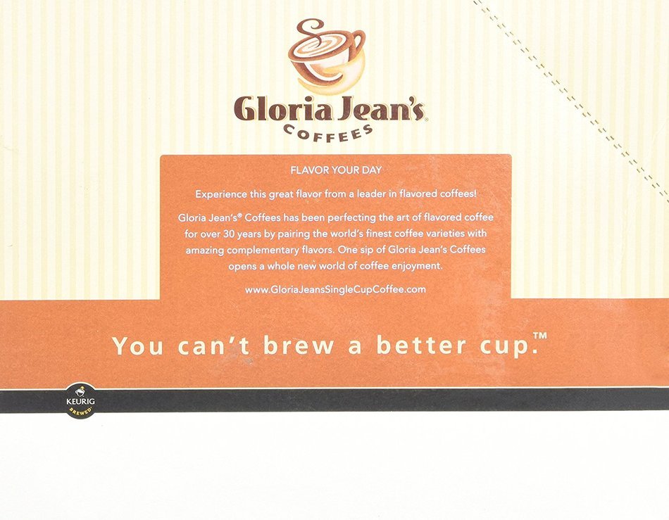 Gloria Jean's Hazelnut, K-Cup for Keurig Brewers, 48 Count N8