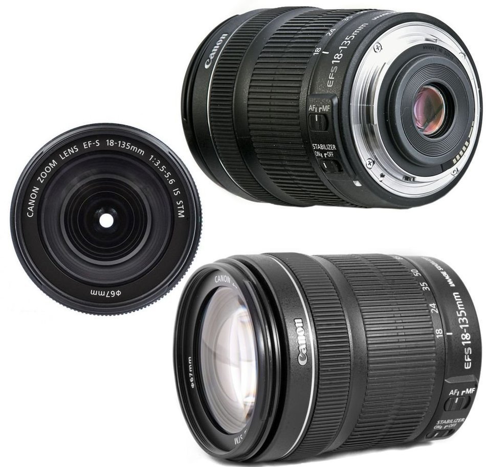Canon EOS REBEL SL1 + Canon 18-135mm f/3.5-5.6 STM Standard Zoom Lens + 75-300mm f/4-5.6 III+ 2 32GB Transcend... N2