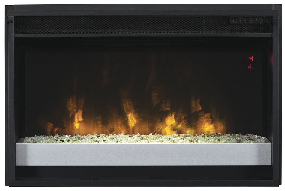 ClassicFlame 26EF031GPG-201 26" Contemporary Electric Fireplace Insert with Safer Plug N3