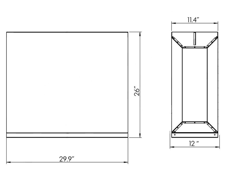 Ignis Freestanding Ventless Bio Ethanol Fireplace - Tempo N5