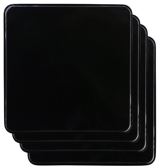 Reston Lloyd Gas Burner Covers, Set of 4, Black N3