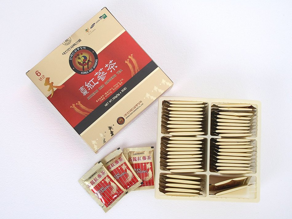 Korean Red Ginseng Tea 3g x 50 Packets Korean Ginseng Tea Made in Korea - 6 Year Roots N3