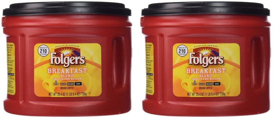 Folgers Breakfast Blend Ground Coffee, 25.4 oz N5
