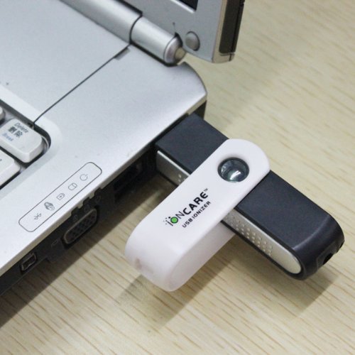 Portable Effective Rotatable Mini USB Powered Ionic Air Purifier Air Cleaner with LED Indicator, Air Humidifier... N6