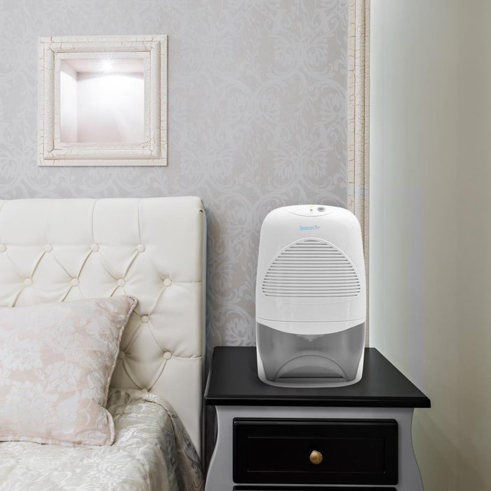 SereneLife - Portable Dehumidifier Thermo-Electric 16 Oz - for Rooms up to 1,100 Cubic Feet (PDUMID20) N4