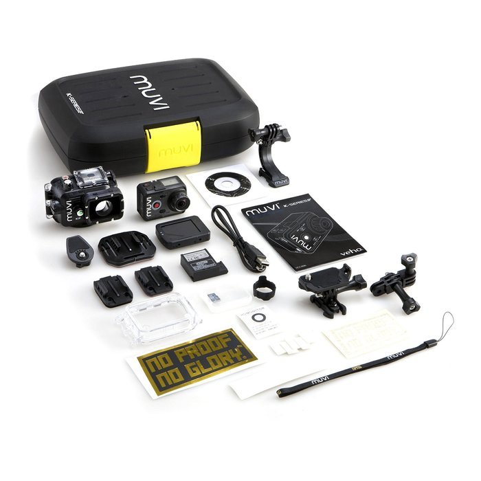 Veho VCC-006-K2NPNG Muvi K-Series K2 NPNG 1080p Wi-Fi Handsfree Camcorder with 16MP Camera, Waterproof Case, Detachable... N9
