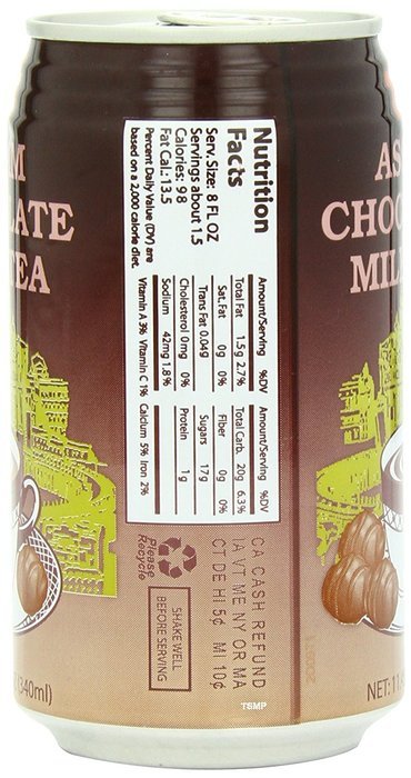 Tea5 Assam Milk Tea, Chocolate, 11.45 Ounce (Pack of 24) N4