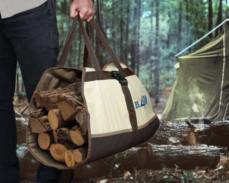Yes4All InfiDeals Best Wood Bag - Premium Quality Firewood Carrier with Durable Material - &sup2;0SMJR N13