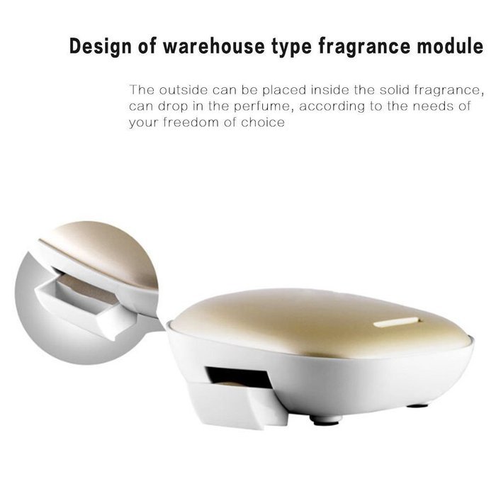ABY Car Anion Air Purifier Car Negative Ion Freshener With Car Cigarette Lighter, USB Charger Power
