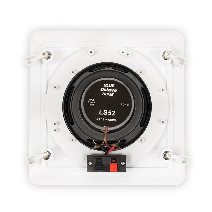 Blue Octave LS52 In Wall In Ceiling Speakers Home 1680 Watts New 7 Speaker Set LS52-7S
