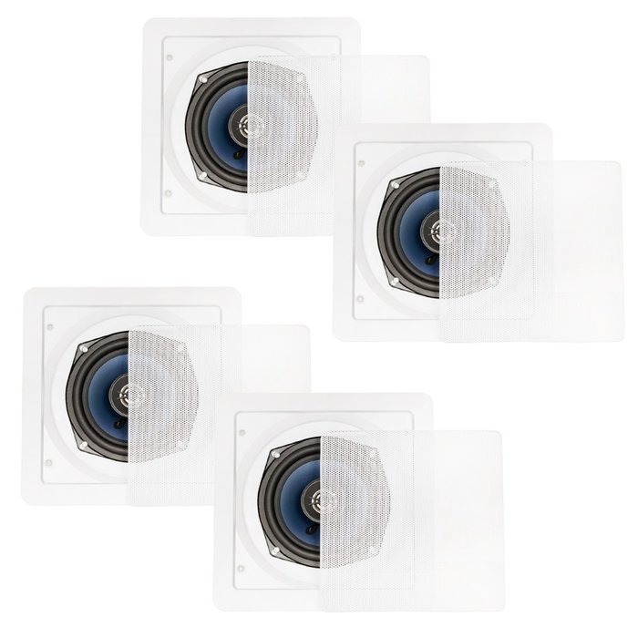 Blue Octave LS52 In Wall In Ceiling Speakers Home 960 Watts New 2 Pair Pack LS52-2PR