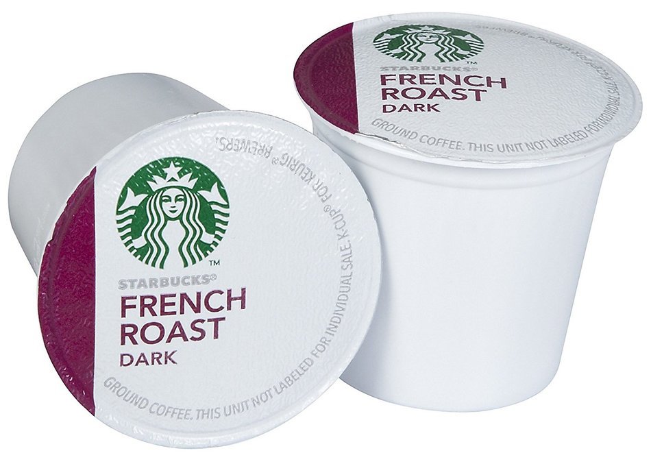 Starbucks French Roast Dark, K-Cup for Keurig Brewers, Dark Roast Coffee, 54 Count N3