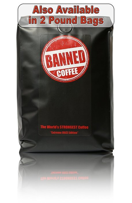 Banned Coffee | The Strongest Coffee in the world | Super Strong Caffeine Content | Our Best Medium Dark Roast... N6