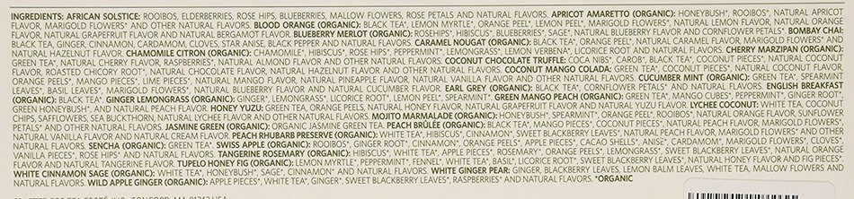 Tea Fort&eacute; SINGLE STEEPS Loose Leaf TEA CHEST, 28 Different Single Serve Pouches - Black Tea, Green Tea, White... N17